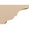 Ekena Millwork 6"W x 18"D x 12"H Classic Asheboro Rough Cedar Woodgrain TimberThane Corbel, Primed Tan CORUR06X18X12ASHRCPR - alternate 3